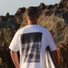 White T-shirt waves Surf Λdvs x Miamis
