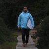 Surf Λdvs Turquoise Logo Hoodie FW 23