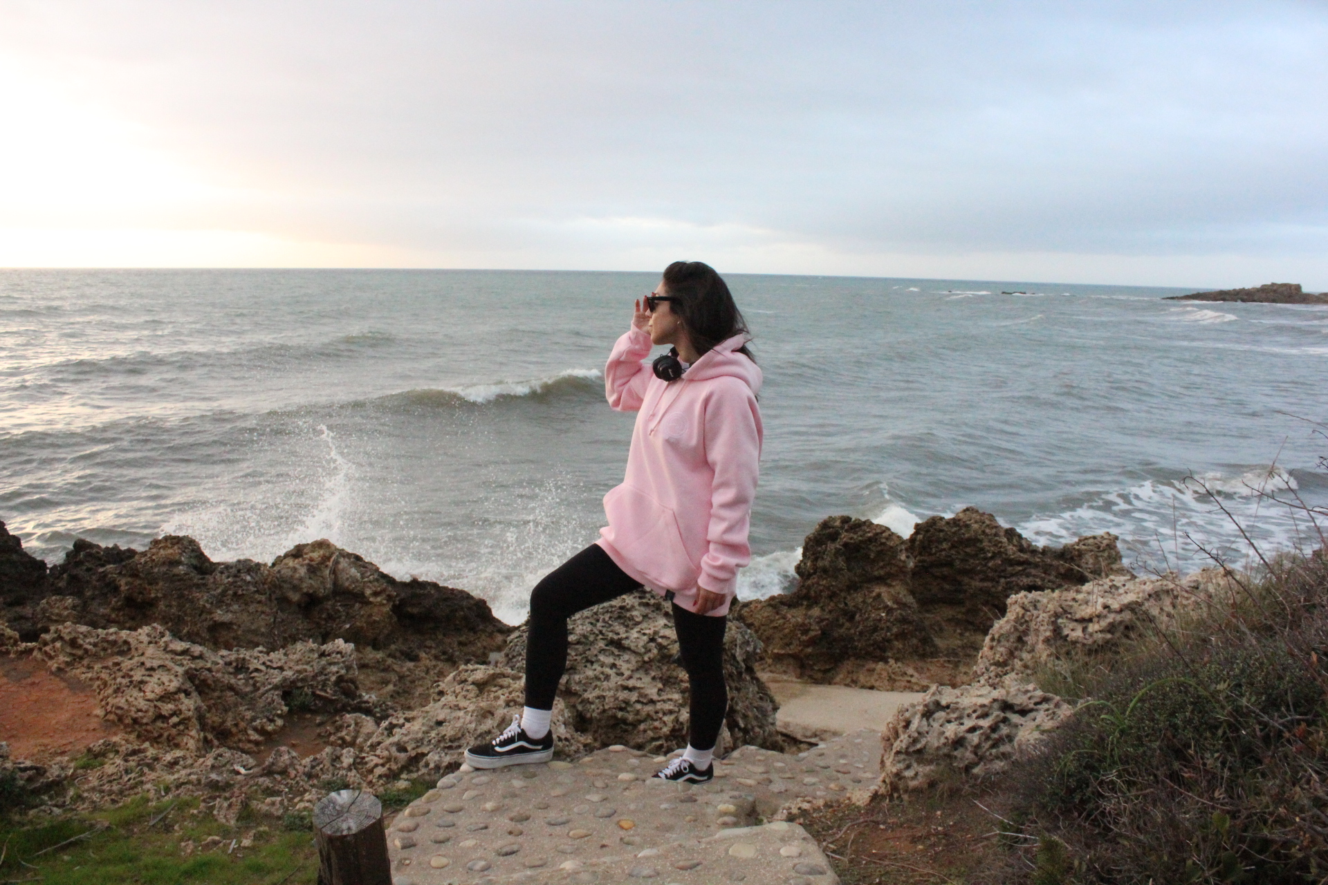 Surf Λdvs Pink Logo Hoodie FW 23