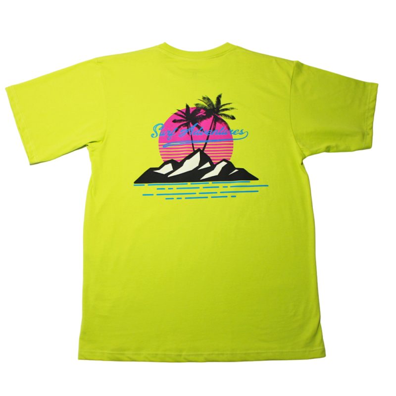 Lime T-shirt Surf Λdvs lime Palm