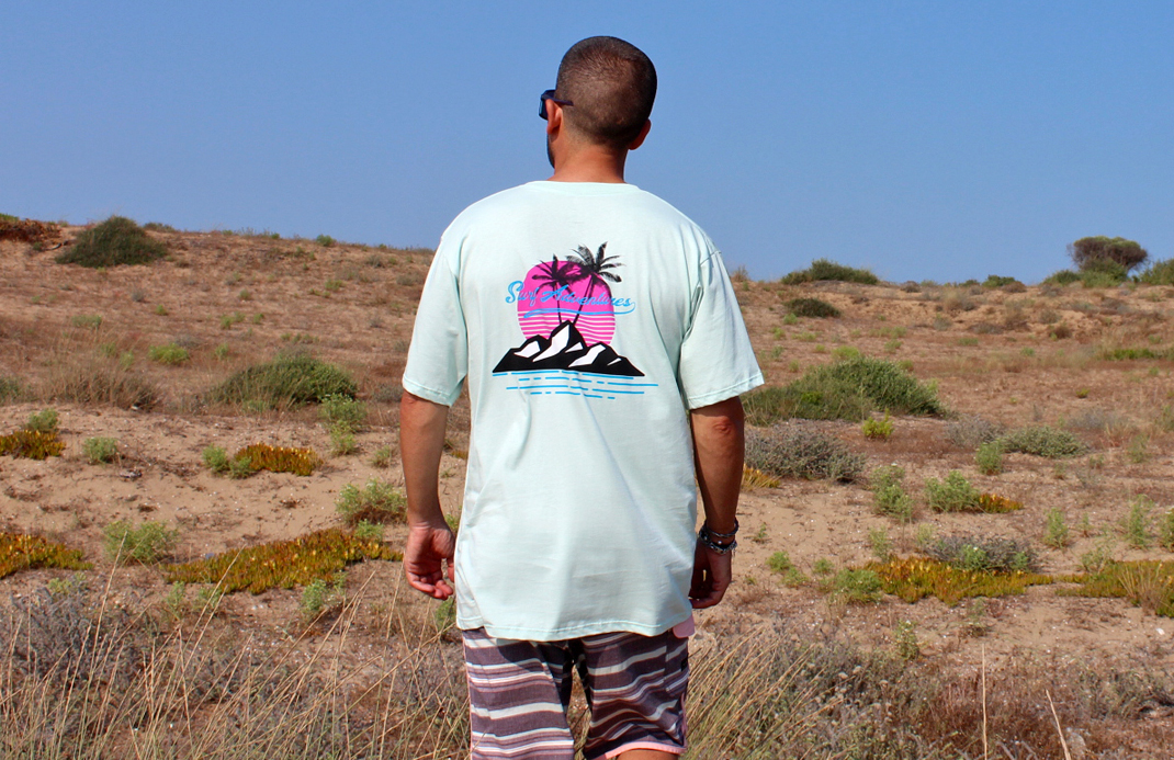 Mint T-shirt Surf Λdvs Mint Palm