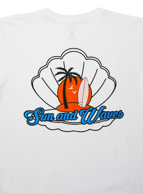 White T-shirt Surf Λdvs White Sell