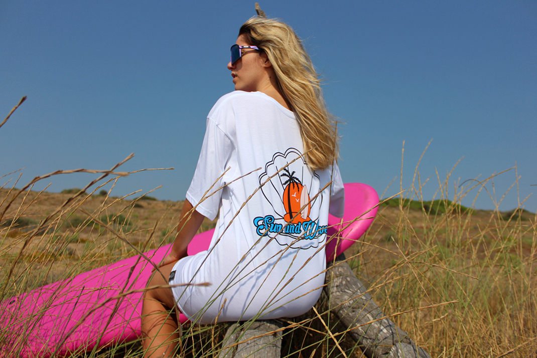 White T-shirt Surf Λdvs White Sell
